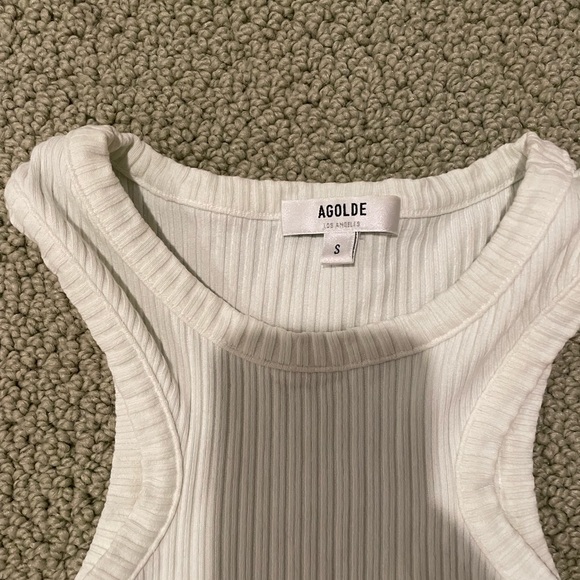 AGOLDE Ribbed Razor Back Top - Picture 3 of 4